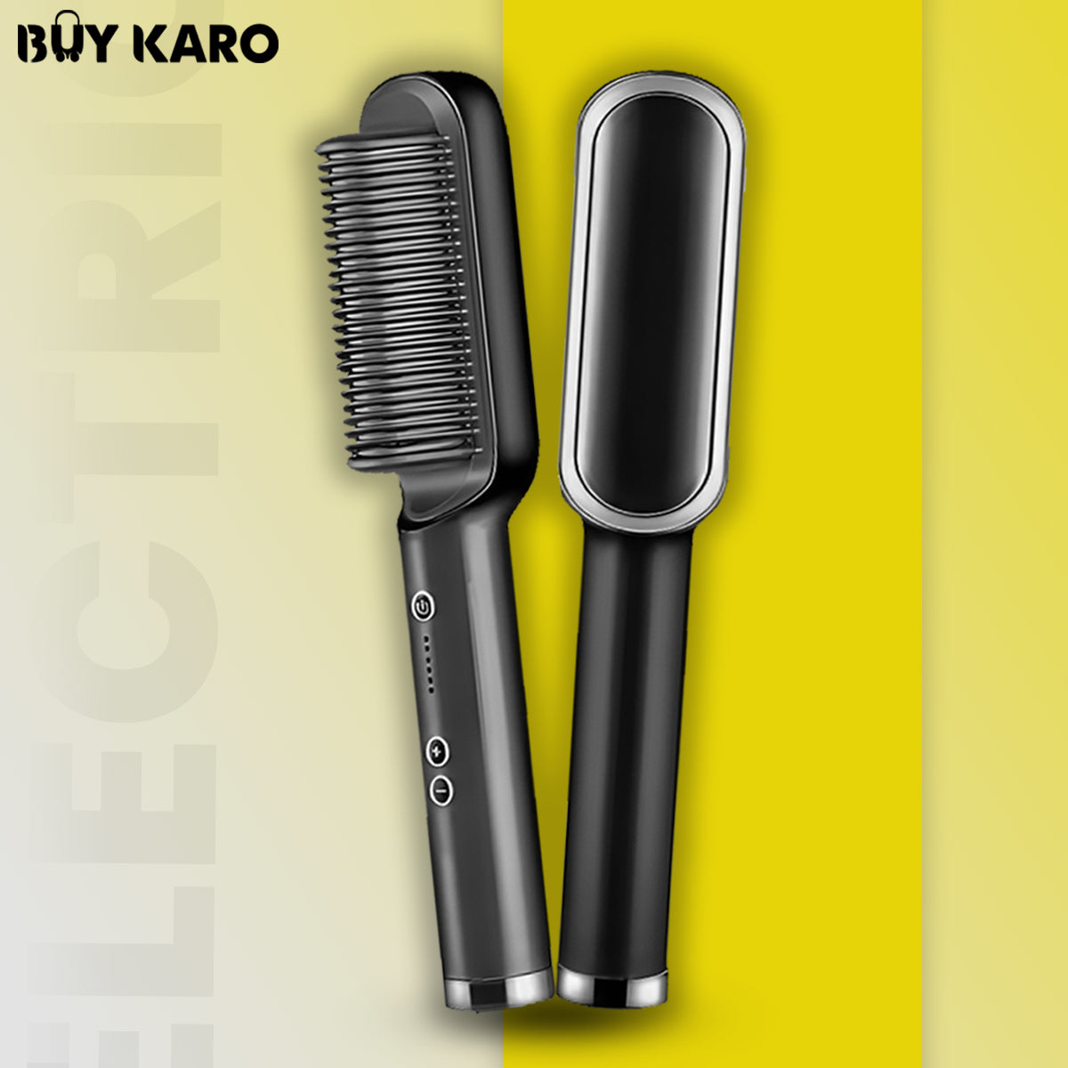 Electric 2-In-1 Professional Hair Straightener Comb Hair Brush